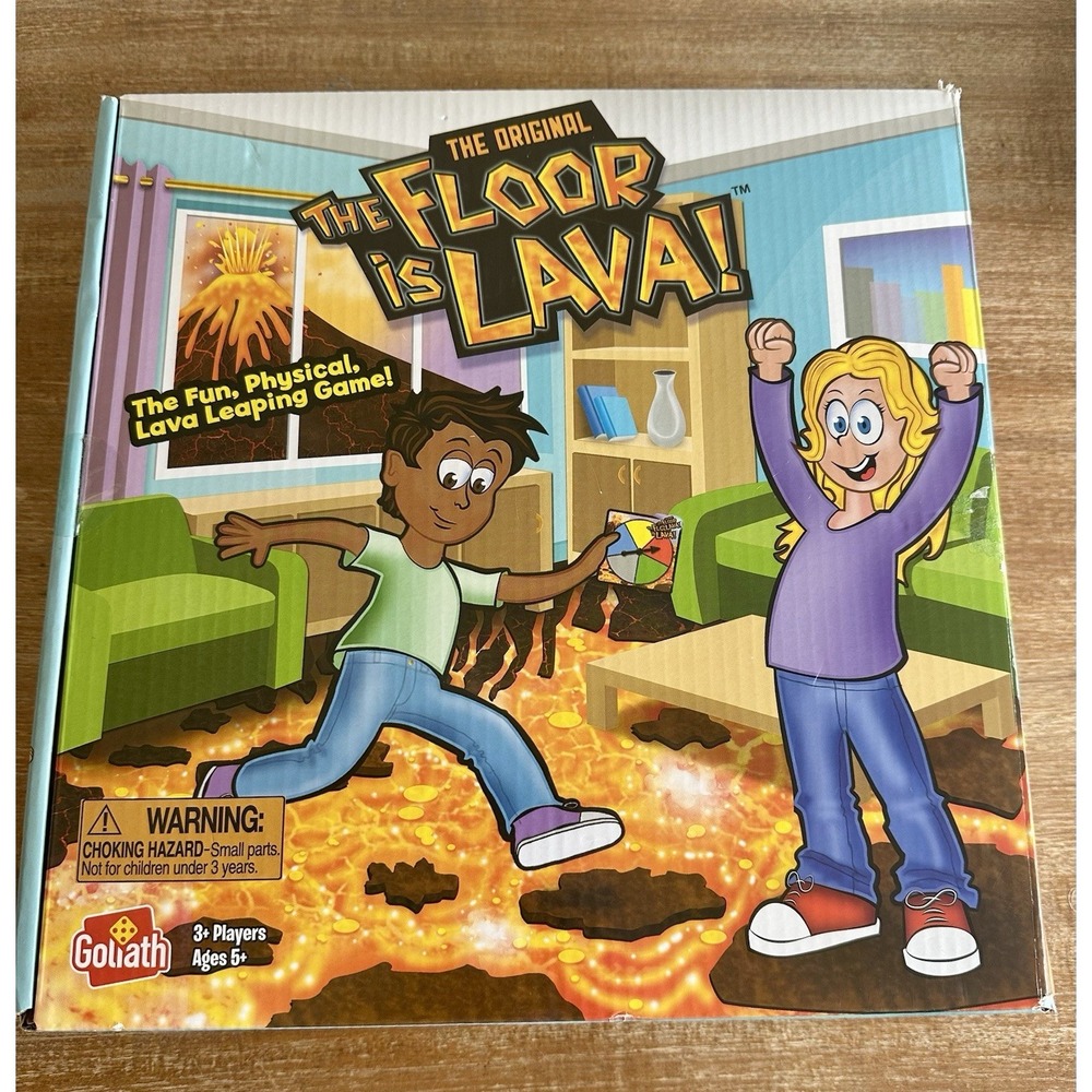 The Floor Is Lava Game Family Fun Kids & Adults Active Exercise New (Open Box)
